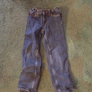 Flannel lined jeans